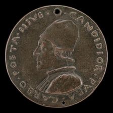 Lodovico Carbone, 1430-1485, Poet [obverse], c. 1462/1463. Creator: Sperandio Savelli