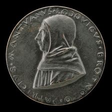 Lodovico Brognolo, of the Observant Friars, Patrician of Mantua [obverse], c. 1495/1496. Creator: Sperandio Savelli