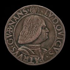 Lodovico Maria Sforza, called il Moro, 1451-1508, Regent 1480-1494 (reverse), 1481/1494. Creator: Unknown