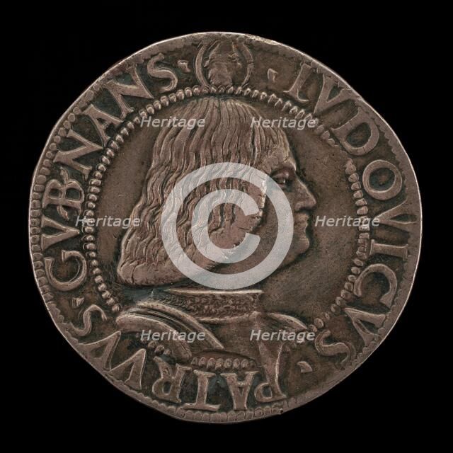 Lodovico Maria Sforza, called il Moro, 1451-1508, Regent 1480-1494 (reverse), 1481/1494. Creator: Unknown.