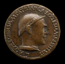 Lodovico Scarampi (Mezzarota), died 1465, Patriarch of Aquileia 1444 [obverse]. Creator: Cristoforo di Geremia