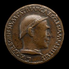 Lodovico Scarampi (Mezzarota), died 1465, Patriarch of Aquileia 1444 [obverse]. Creator: Cristoforo di Geremia