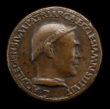 Lodovico Scarampi (Mezzarota), died 1465, Patriarch of Aquileia 1444 [obverse]. Creator: Cristoforo di Geremia
