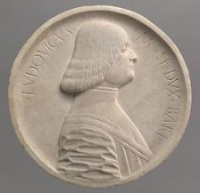 Lodovico Sforza, Duke of Bari, early 1490s. Creator: Benedetto Briosco
