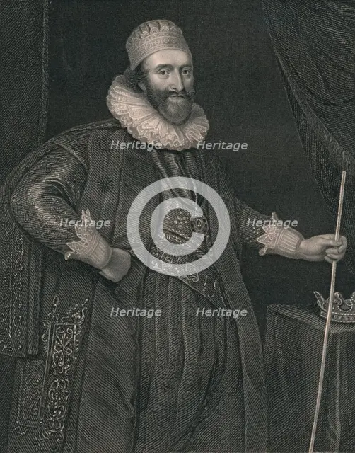 'Lodowick Stuart, Duke of Richmond. From the original of Van Somer, in the collection of The Right H Creator: William Henry Mote.