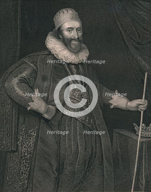 'Lodowick Stuart, Duke of Richmond. From the original of Van Somer, in the collection of The Right H Creator: William Henry Mote.