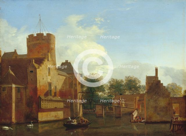Loenerslot Castle in Holland, c1665-1670. Creator: Jan van der Heyden.