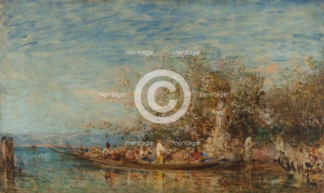 L'offrande à la Madone. Creator: Felix Francois Georges Philibert Ziem.