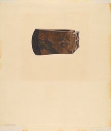 Log Marker, 1935/1942. Creator: William Frank