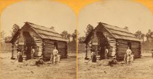 Log cabin, c1850-c1930. Creator: Unknown
