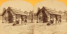 Log cabin, c1850-c1930. Creator: Unknown