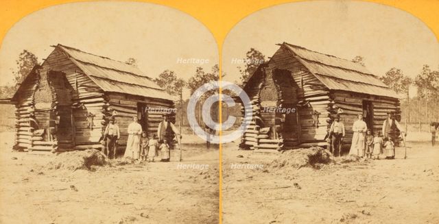 Log cabin, c1850-c1930. Creator: Unknown.
