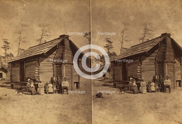 Log cabin. Florida, c1850-c1930. Creator: Unknown.