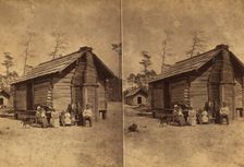 Log cabin. Florida, c1850-c1930. Creator: Unknown