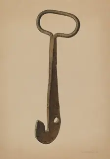 Log Loading Hook, 1939. Creator: Harold Ballerd
