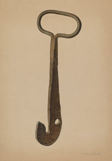 Log Loading Hook, 1939. Creator: Harold Ballerd
