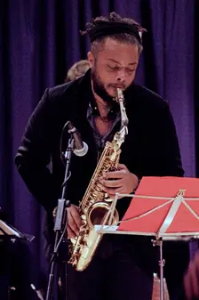 Logan Richardson, Watermill Jazz Club, Dorking, Surrey, Nov 2015. Artist: Brian O'Connor