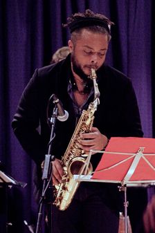Logan Richardson, Watermill Jazz Club, Dorking, Surrey, Nov 2015. Artist: Brian O'Connor