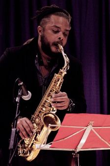 Logan Richardson, Watermill Jazz Club, Dorking, Surrey, Nov 2015. Artist: Brian O'Connor