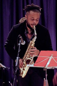 Logan Richardson, Watermill Jazz Club, Dorking, Surrey, Nov 2015. Artist: Brian O'Connor