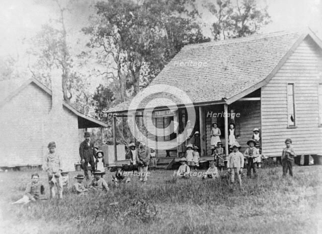 Loganholme, Queensland, One Teacher School, 1895. Creator: Unknown.