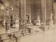 Loggia dei Lanzi, Florence, 19th century. Creator: Unknown