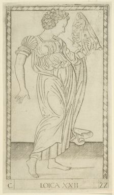 Logic, plate 22 from Arts and Sciences, c.1465. Creator: Unknown