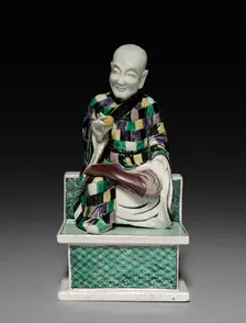 Lohan Holding a Peach, 1662-1722. Creator: Unknown