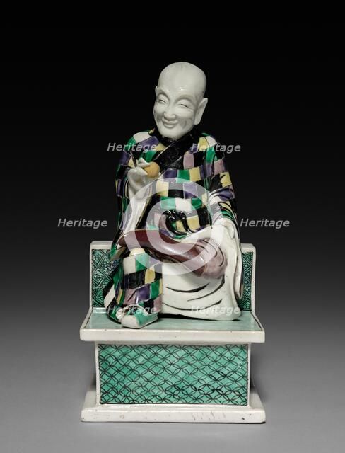 Lohan Holding a Peach, 1662-1722. Creator: Unknown.