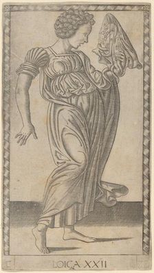 Loica (Logic), c. 1465. Creator: Master of the E-Series Tarocchi