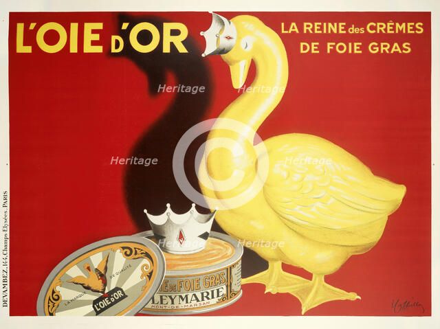 L'oie d'or. Creator: Cappiello, Leonetto (1875-1942).