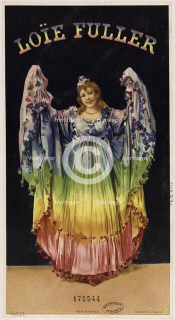 Loïe Fuller, 1893. Creator: Anonymous.