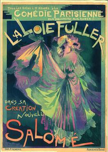 Loïe Fuller as Salomé, 1895. Creator: Feure, Georges de