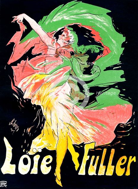 'Loïe Fuller' (poster), 1897.  Artist: Jules Cheret