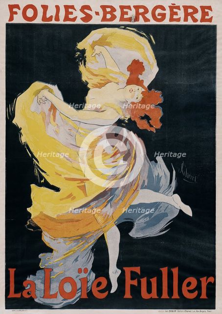 Loïe Fuller (Poster). Artist: Chéret, Jules (1836-1932)