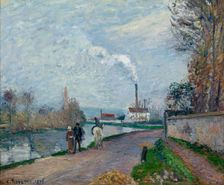 L'Oise à Pontoise, 1876