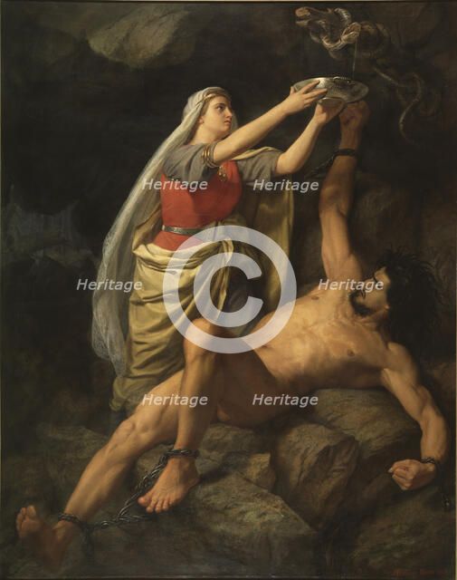 Loki and Sigyn, 1863.