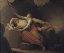 Loki and Sigyn, 1810. Creator: Eckersberg, Christoffer-Wilhelm (1783-1853)