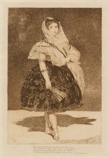 Lola de Valence, 1862. Creator: Edouard Manet