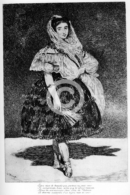 'Lola de Valence', c1850-1880 (1924). Artist: Edouard Manet