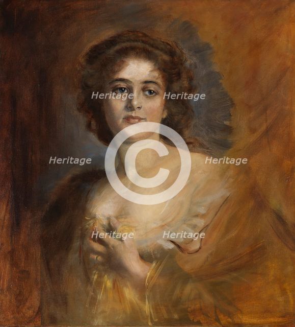Lolita Gräfin von Zeppelin, c. 1900. Creator: Lenbach, Franz, von (1836-1904).