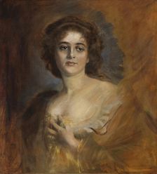 Lolita Gräfin von Zeppelin, c. 1900. Creator: Lenbach, Franz, von (1836-1904)