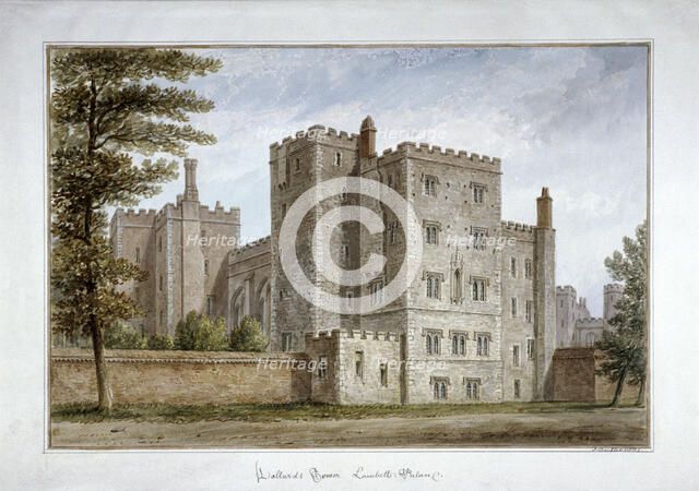 Lollard's Tower, Lambeth Palace, London, 1831. Artist: John Buckler