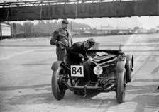 Lombard of HN and E Scholfield at the JCC Double Twelve Race, Brooklands, Surrey, 1929. Artist: Bill Brunell