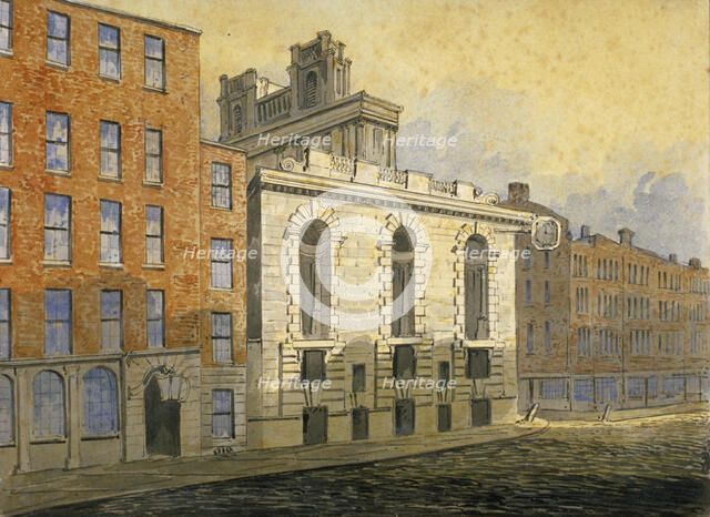 Lombard Street, City of London, 1815. Artist: William Pearson