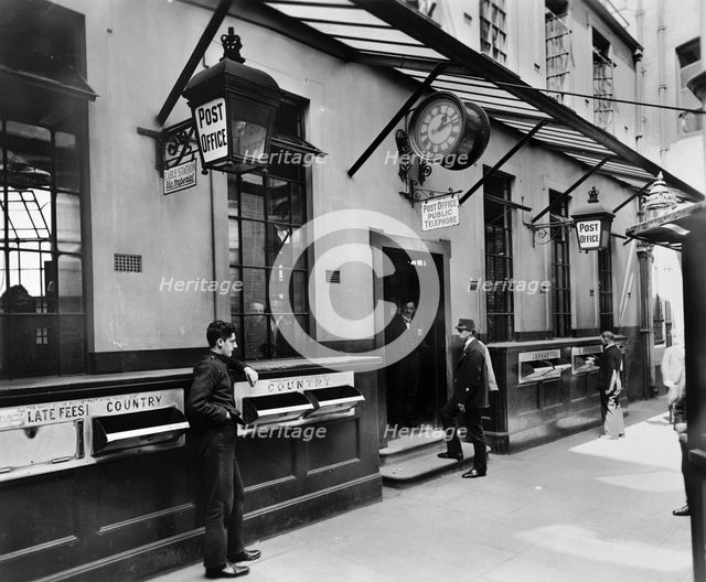 Lombard Street Post Office, City of London, c late 19th-early 20th century. Artist: George Davison Reid