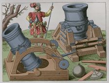 Lombards on their mobile devices, 1575, (1877). Creator: Unknown