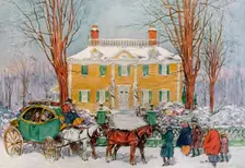 Longfellow House, Cambridge, Massachusetts, USA, c18th century (1921).Artist: James Preston