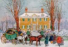 Longfellow House, Cambridge, Massachusetts, USA, c18th century (1921).Artist: James Preston