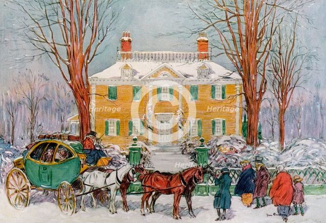 Longfellow House, Cambridge, Massachusetts, USA, c18th century (1921).Artist: James Preston